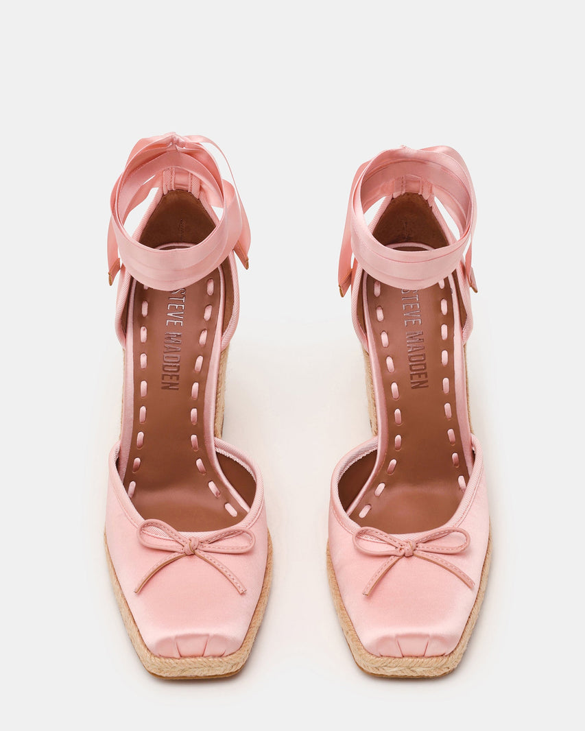 Varina Espadrillas Blush Satin - view 5