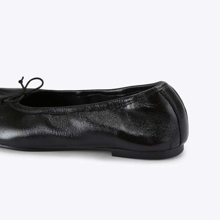 Carin Ballerina Nero Pelle - view 3