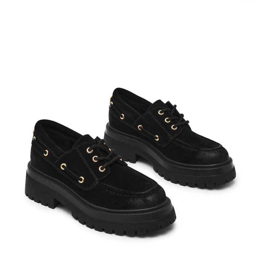 DETROIT MOCASSINO NERO SUEDE