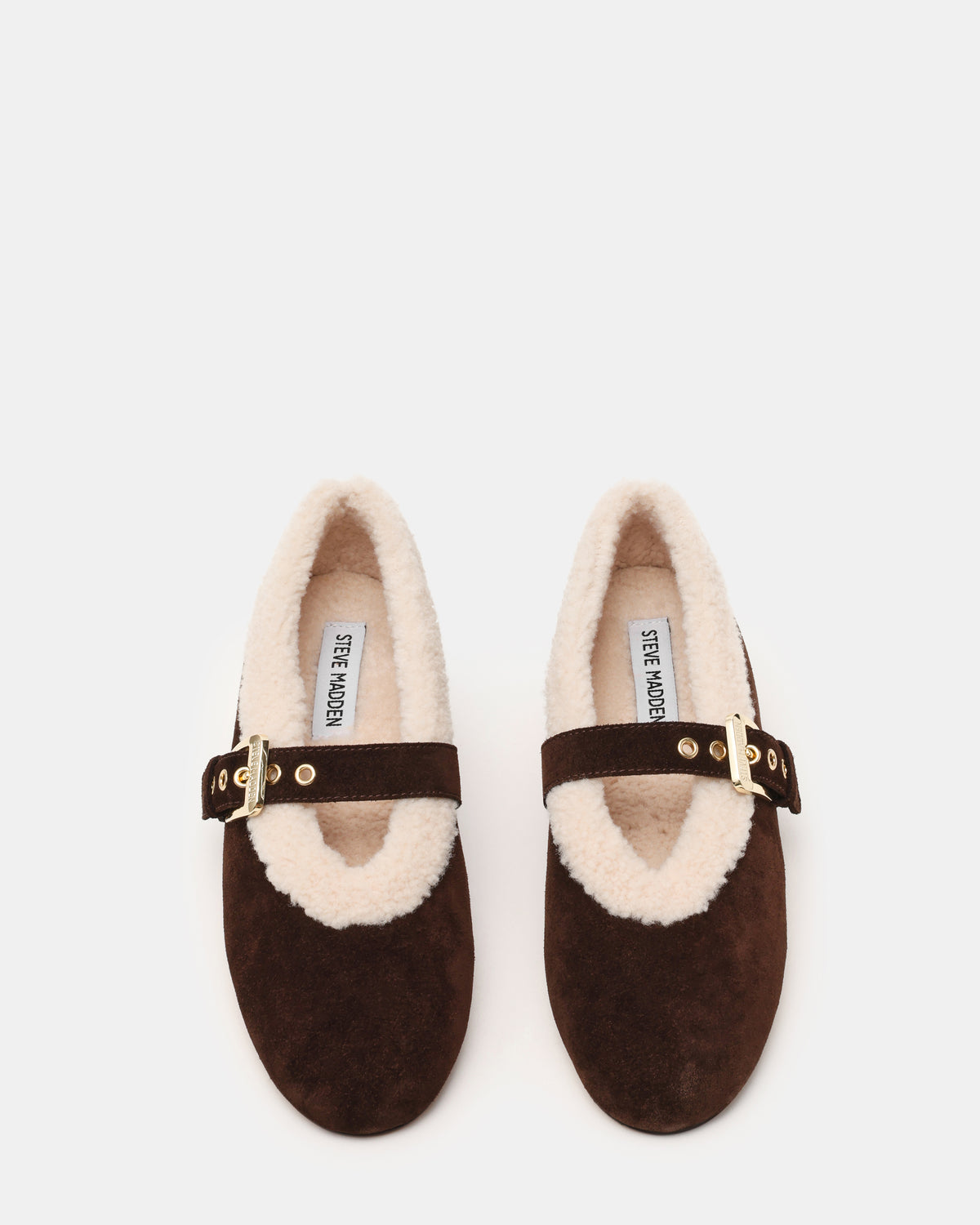 Lodge-sm Ballerina Chocolate Marrone Suede - view 4