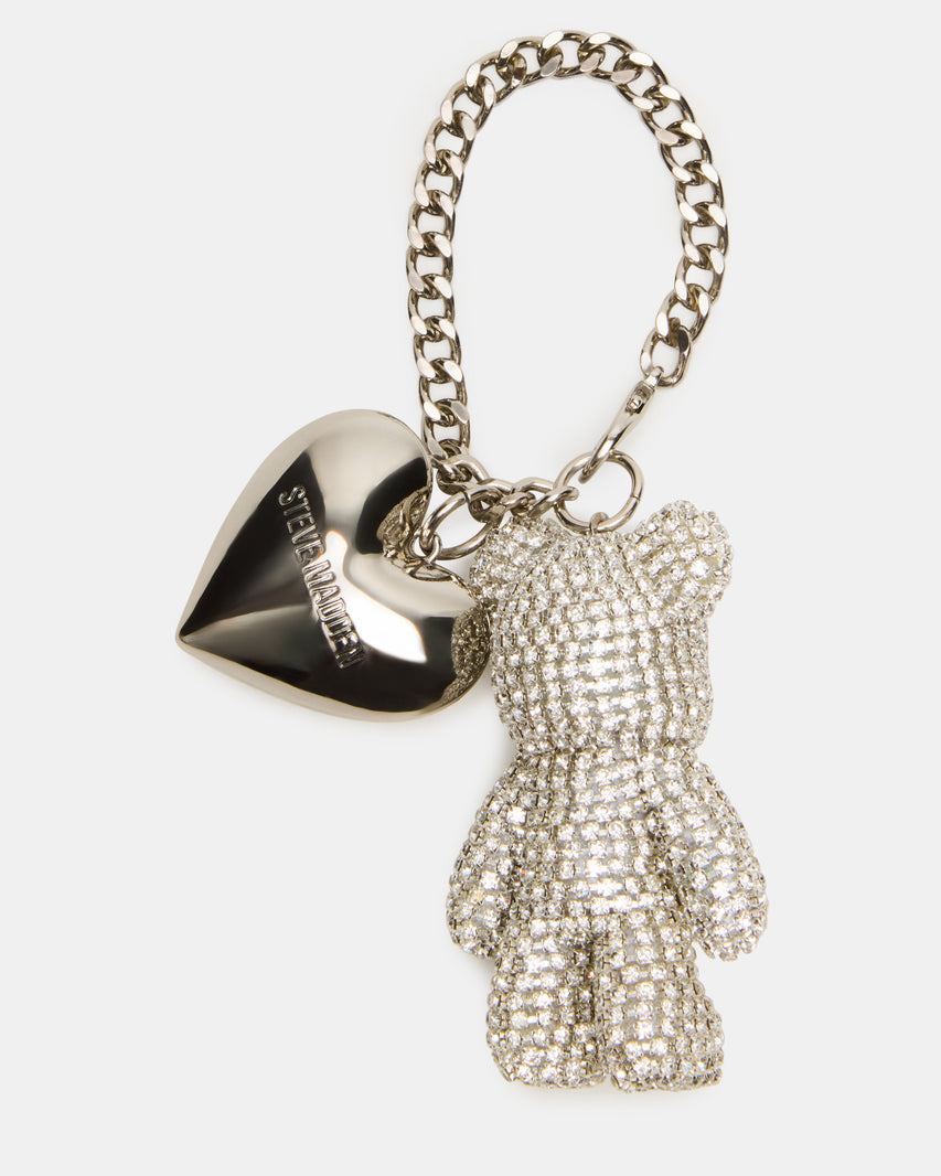 D-TEDDY BAG CHARM ARGENTO