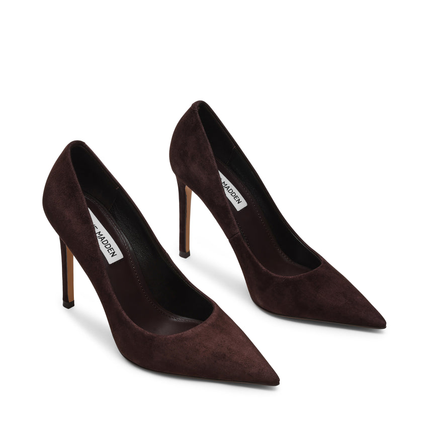 THRIVE DÉCOLLETÉ MARRONE SUEDE
