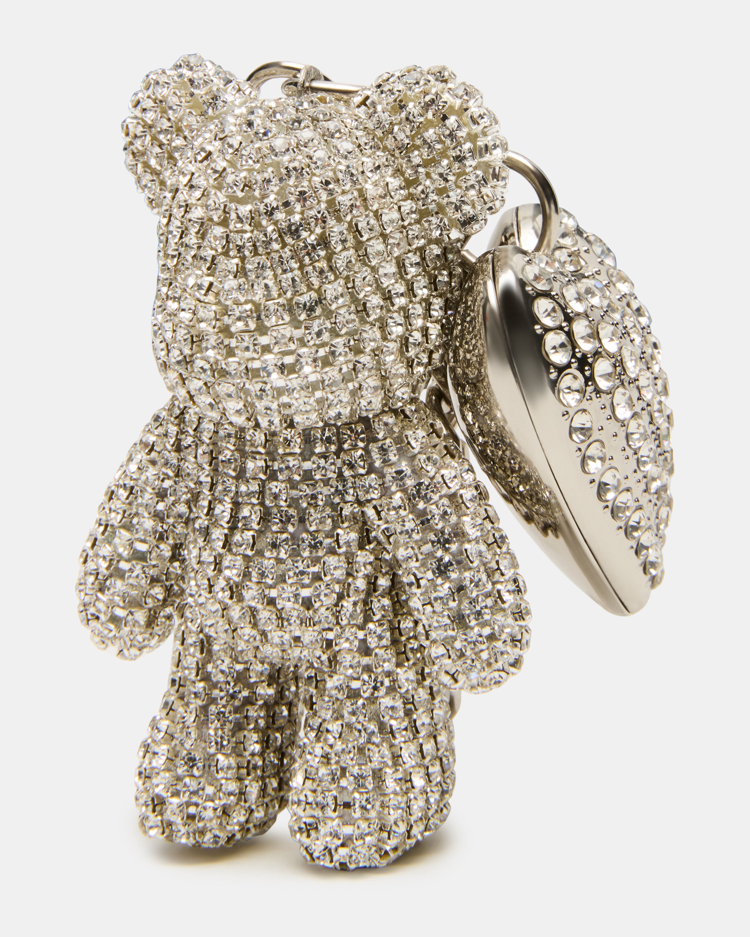 D-TEDDY BAG CHARM ARGENTO