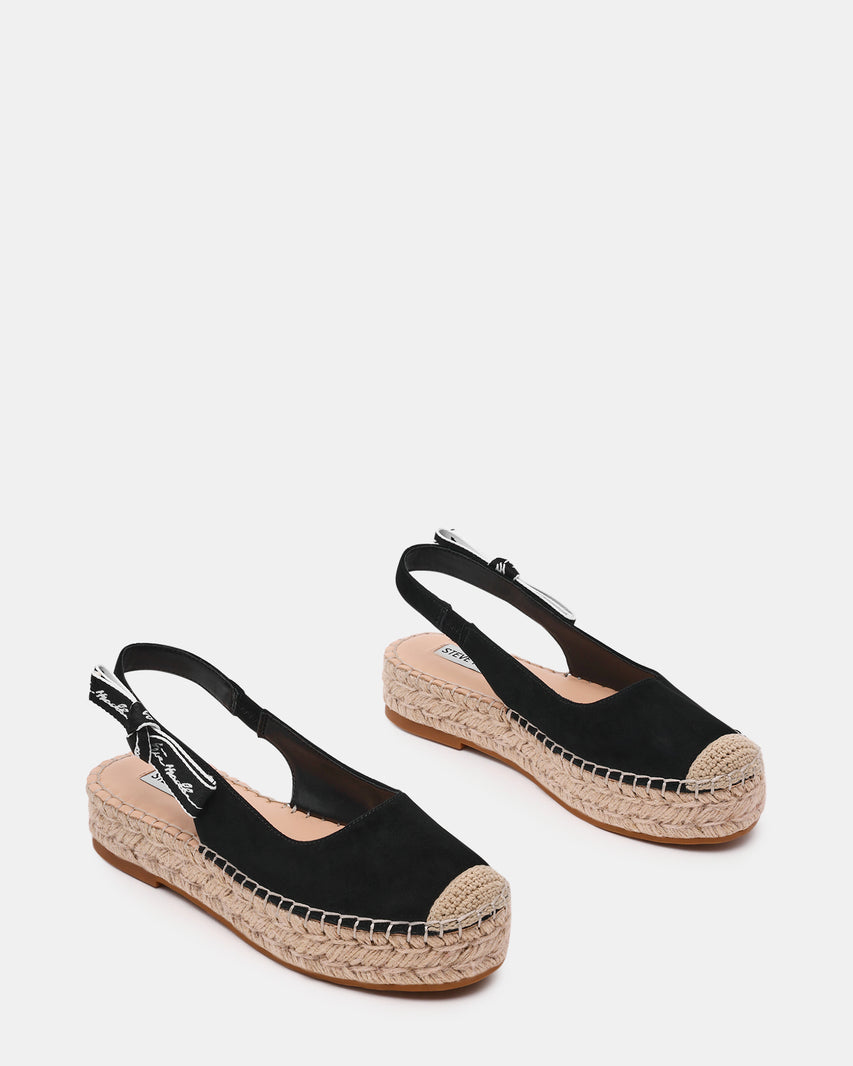Centro Espadrillas Nero Suede - view 6