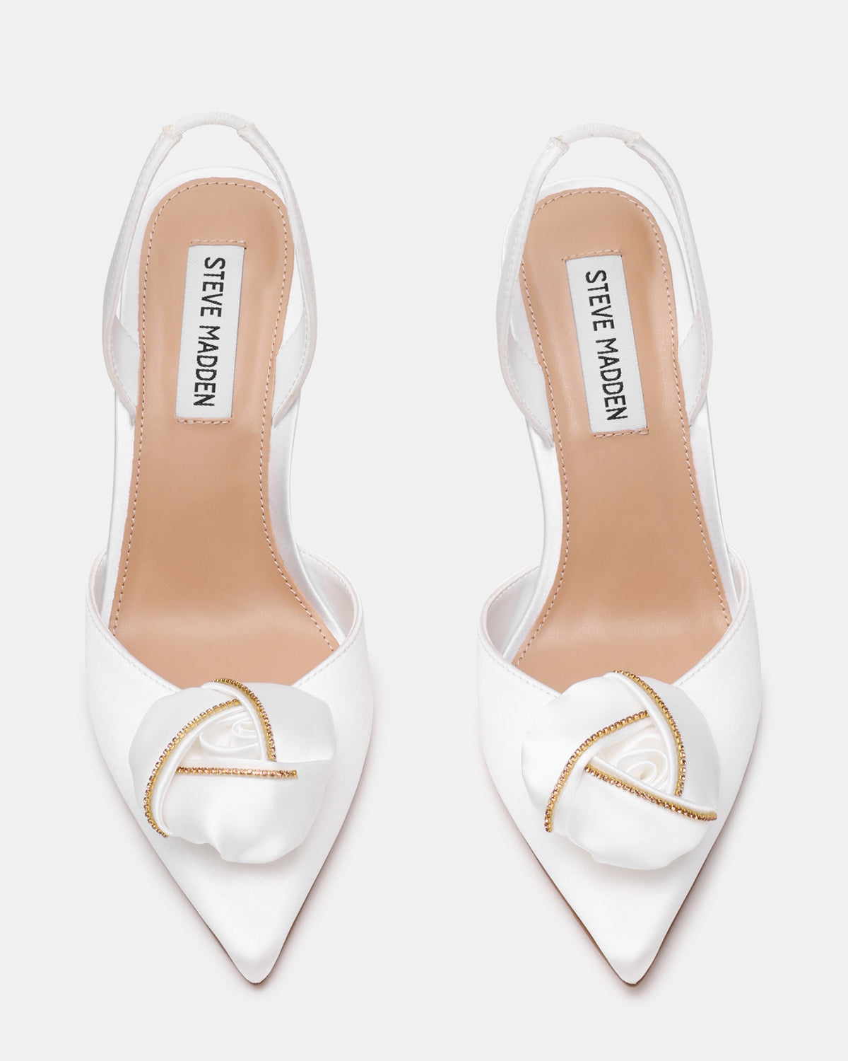 Lotis Slingback Bianco Satin - view 4