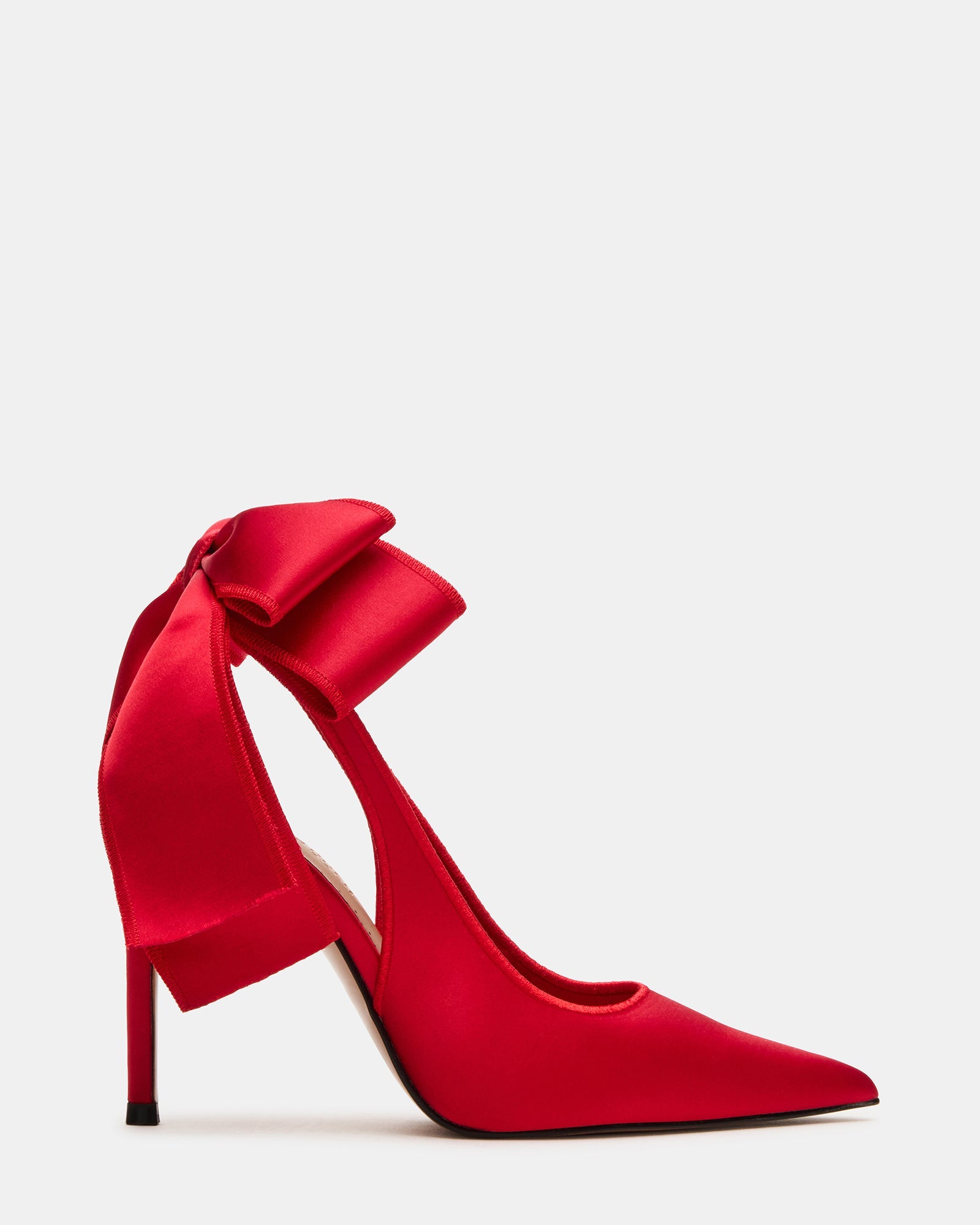 TEACUP DÉCOLLETÉ ROSSO SATIN