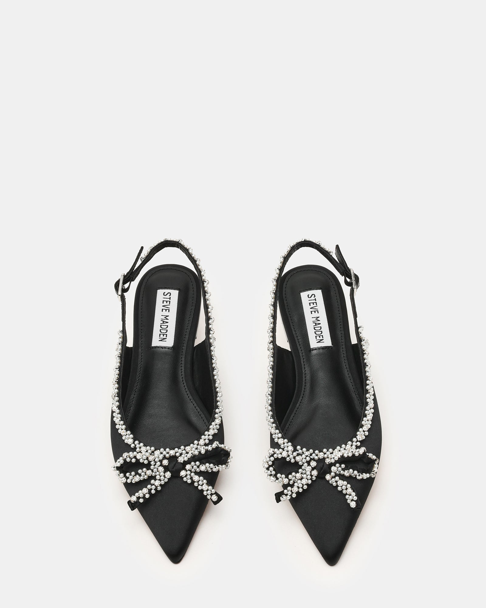 Solange Ballerina Nero Satin - view 4