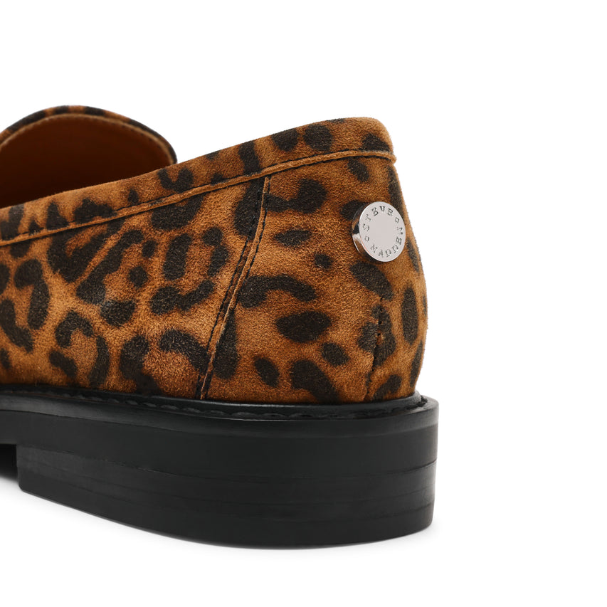 ADISON MOCASSINO LEOPARD SUEDE