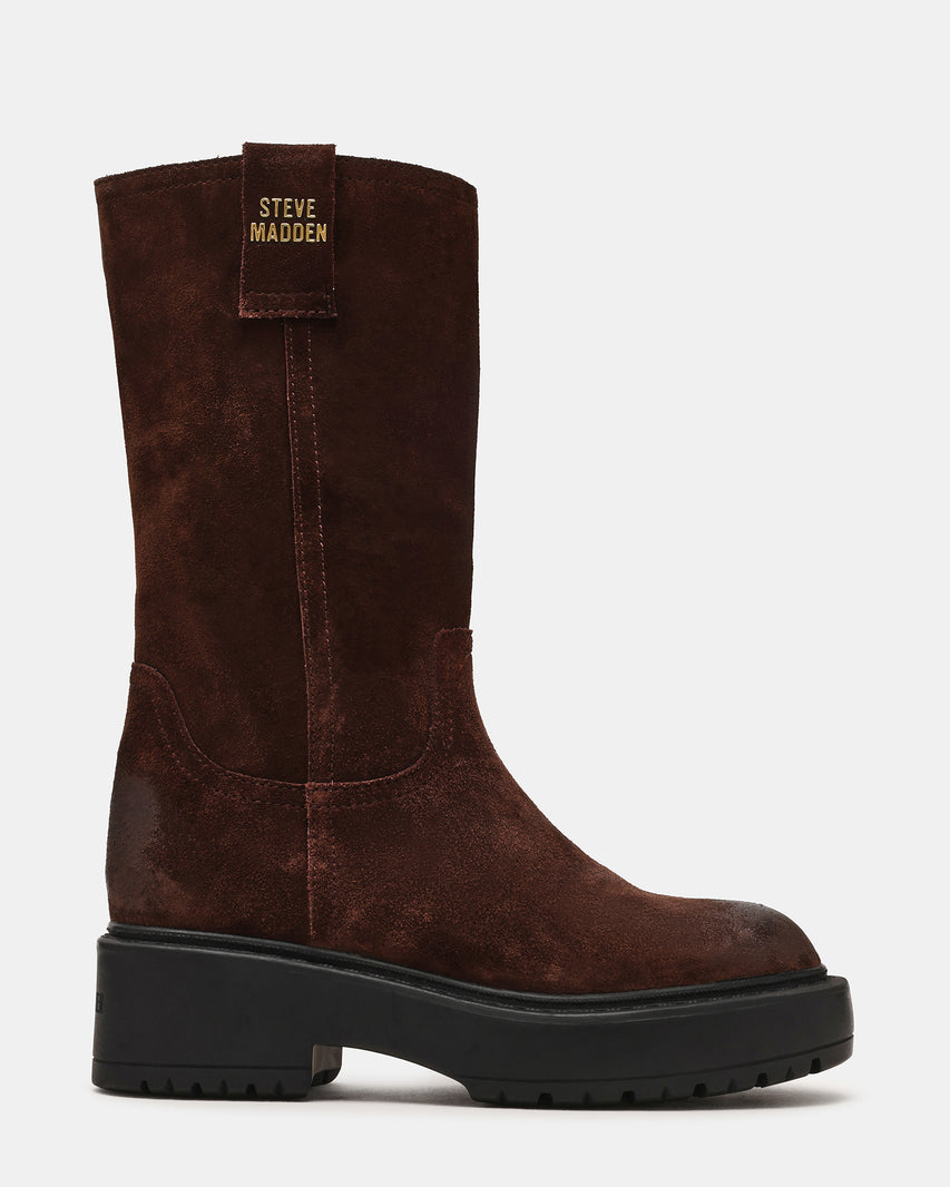 Ruckus Stivale Chocolate Marrone Suede