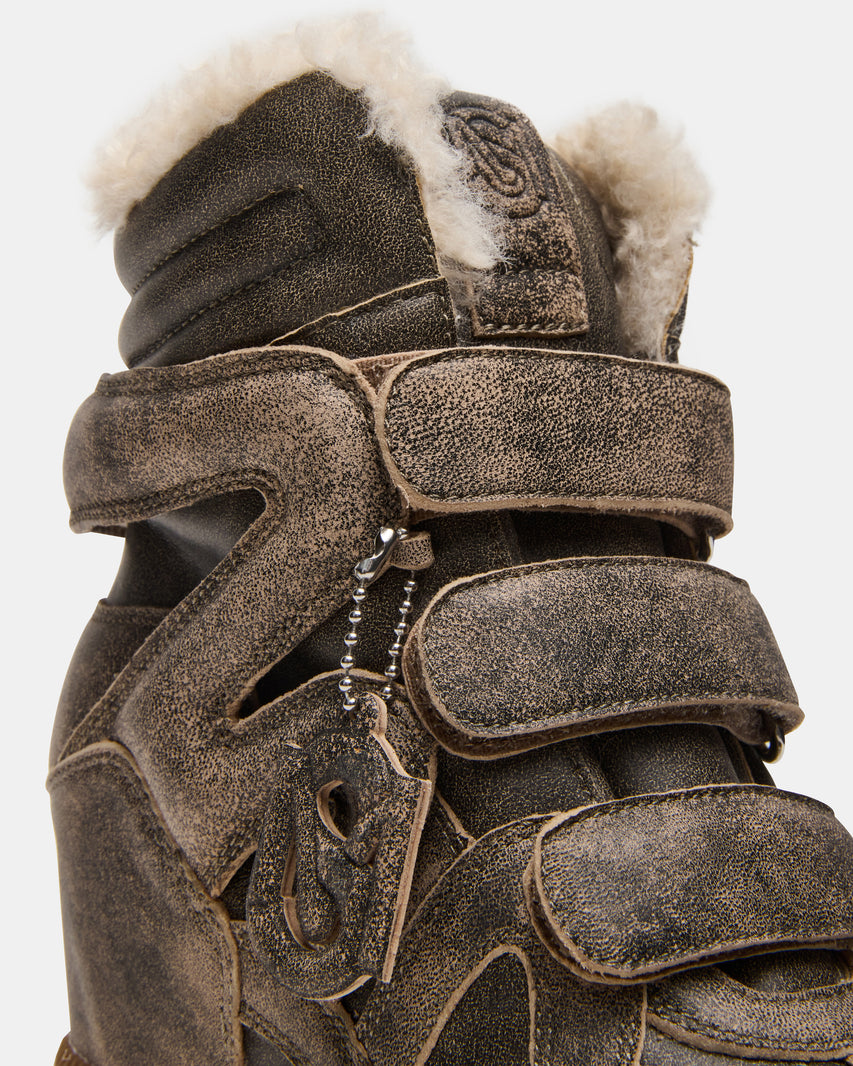Mavis-f Sneaker Marrone Distressed - view 3