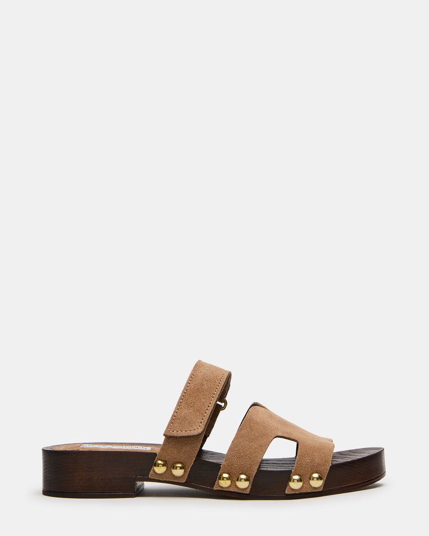Canal Sandalo Taupe Suede