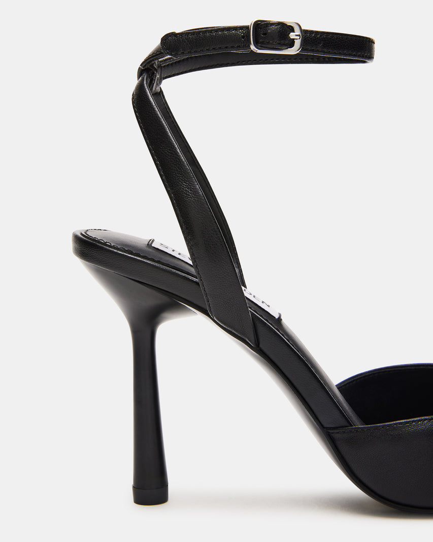 ALLIANCE SLINGBACK NERO PELLE