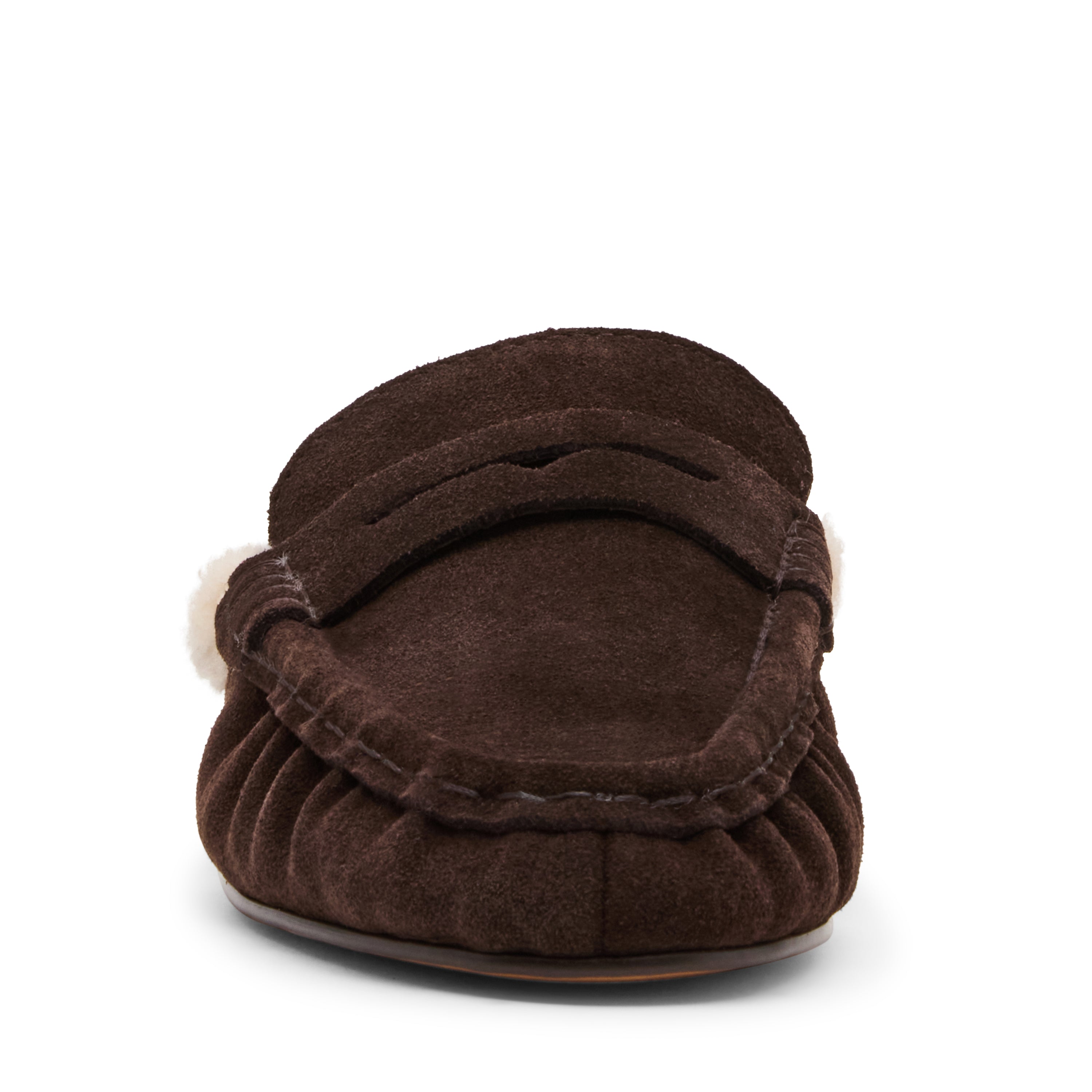 Rafe Mule Chocolate Marrone Suede - view 3