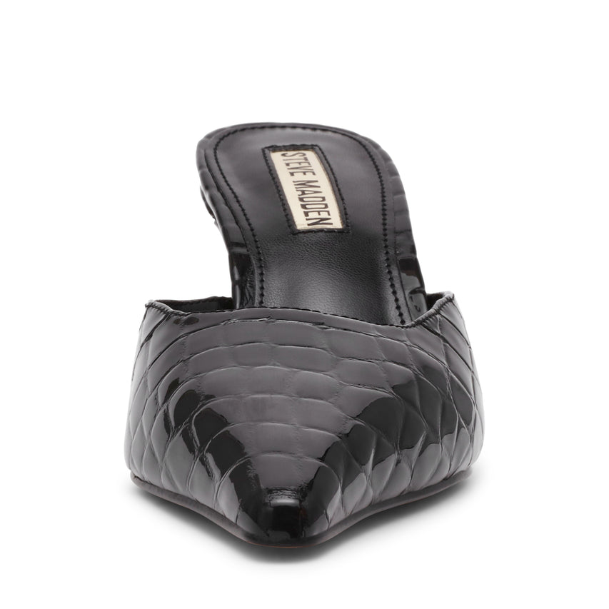 Alexi Mule Nero Croco - view 3