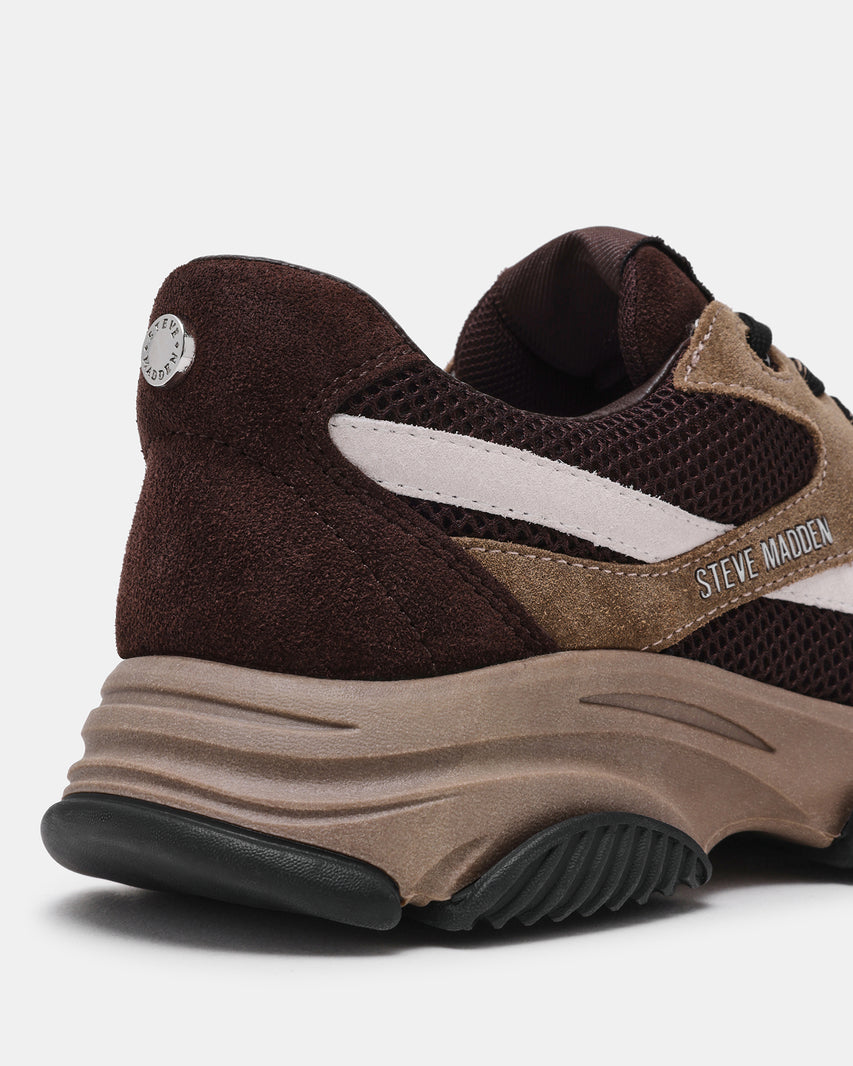 Front Row Sneaker Chocolate Marrone Multi - view 3