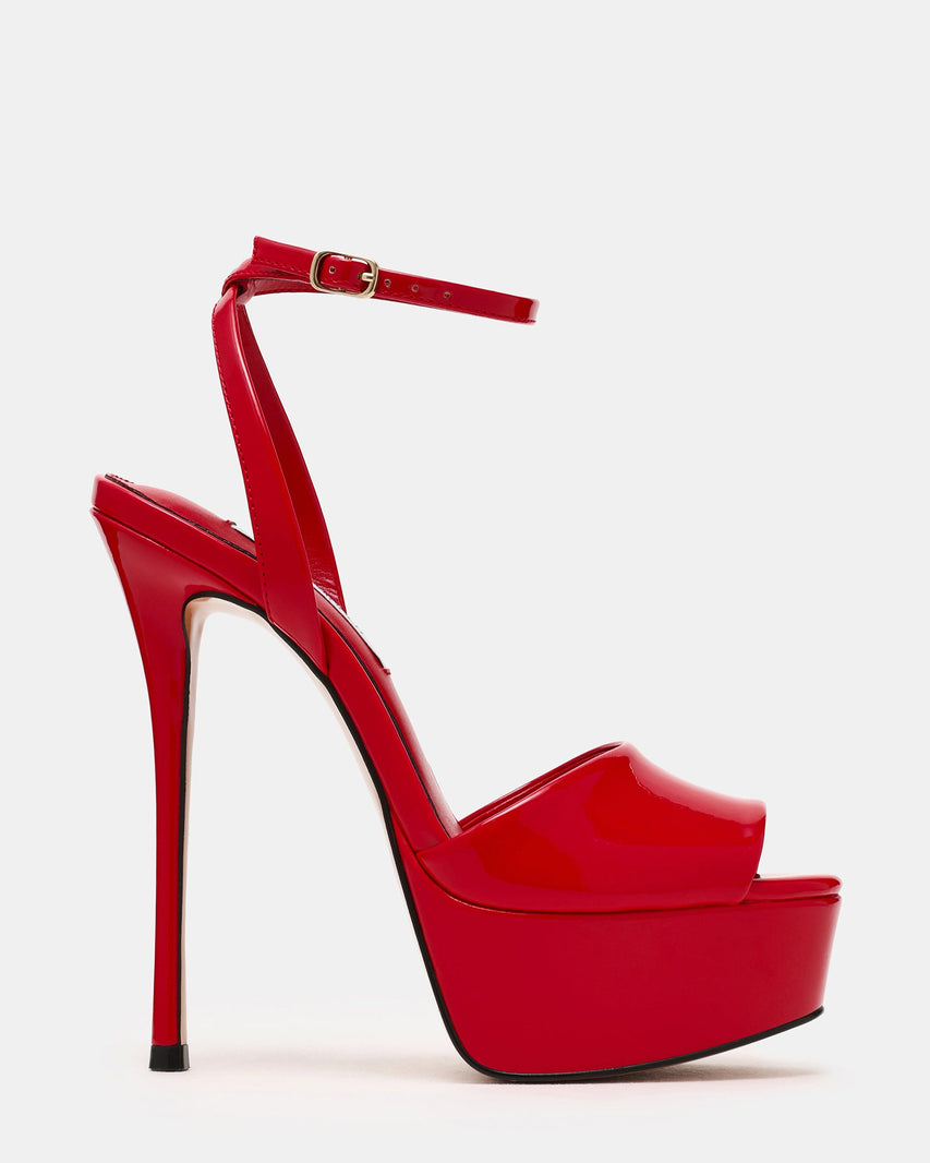 Jezzica Sandalo Rosso Vernice