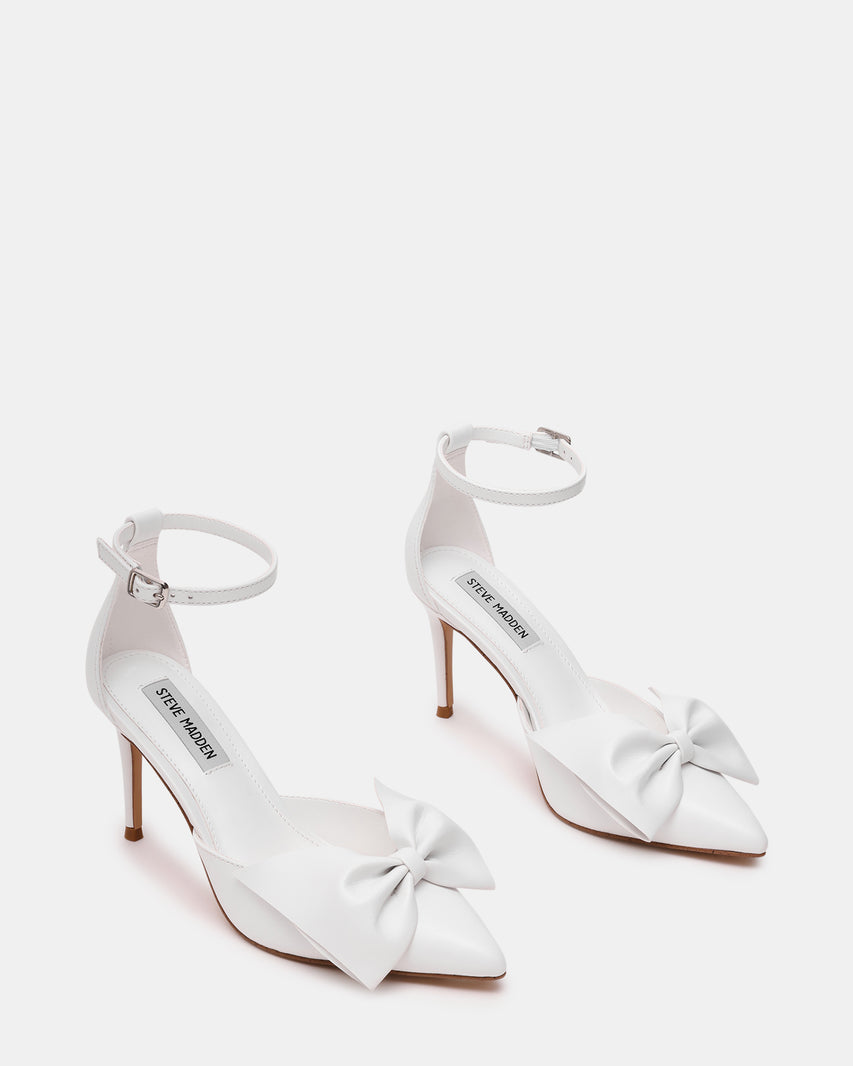 Lorina Décolleté Bianco Pelle - view 6