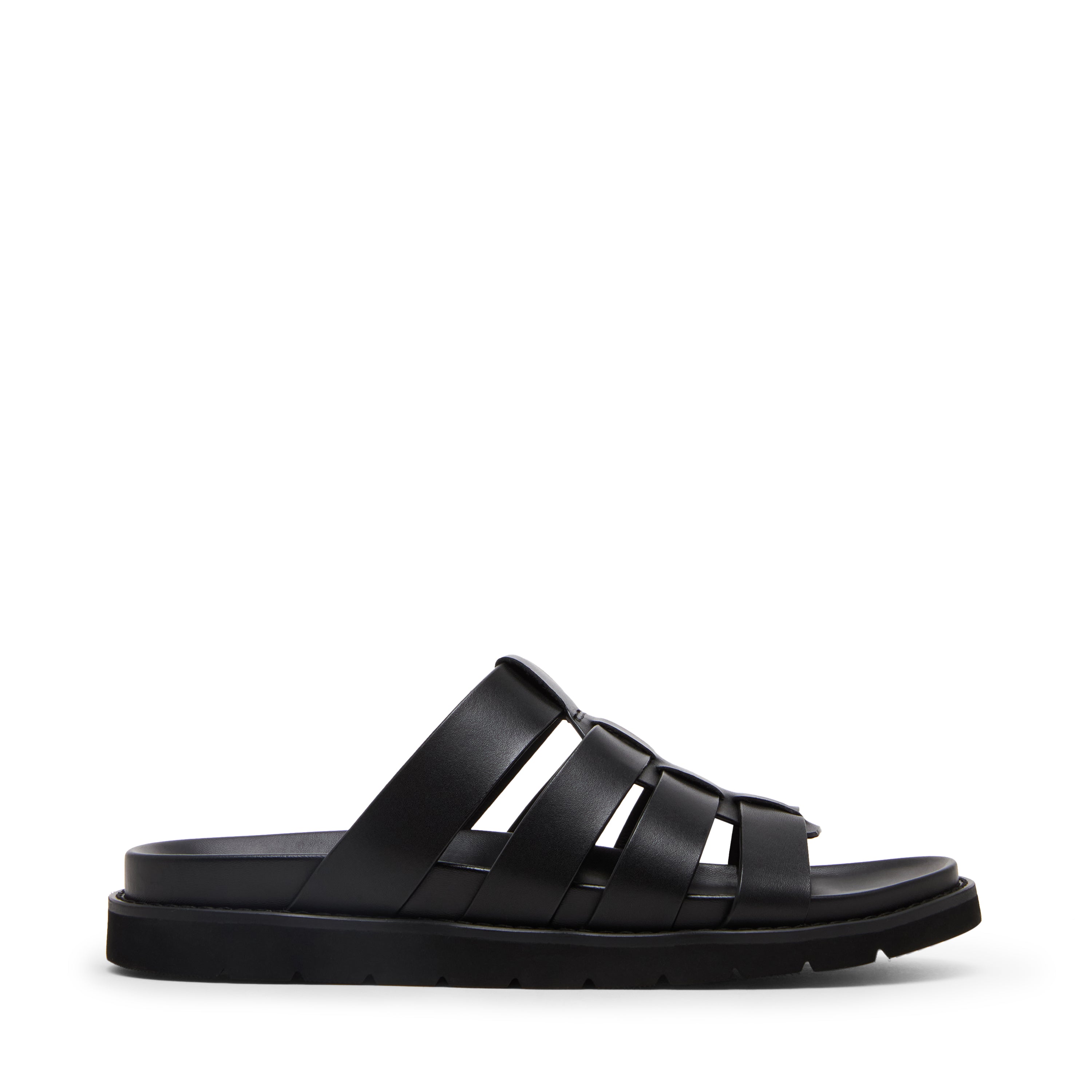 Ankara Sandalo Nero Pelle