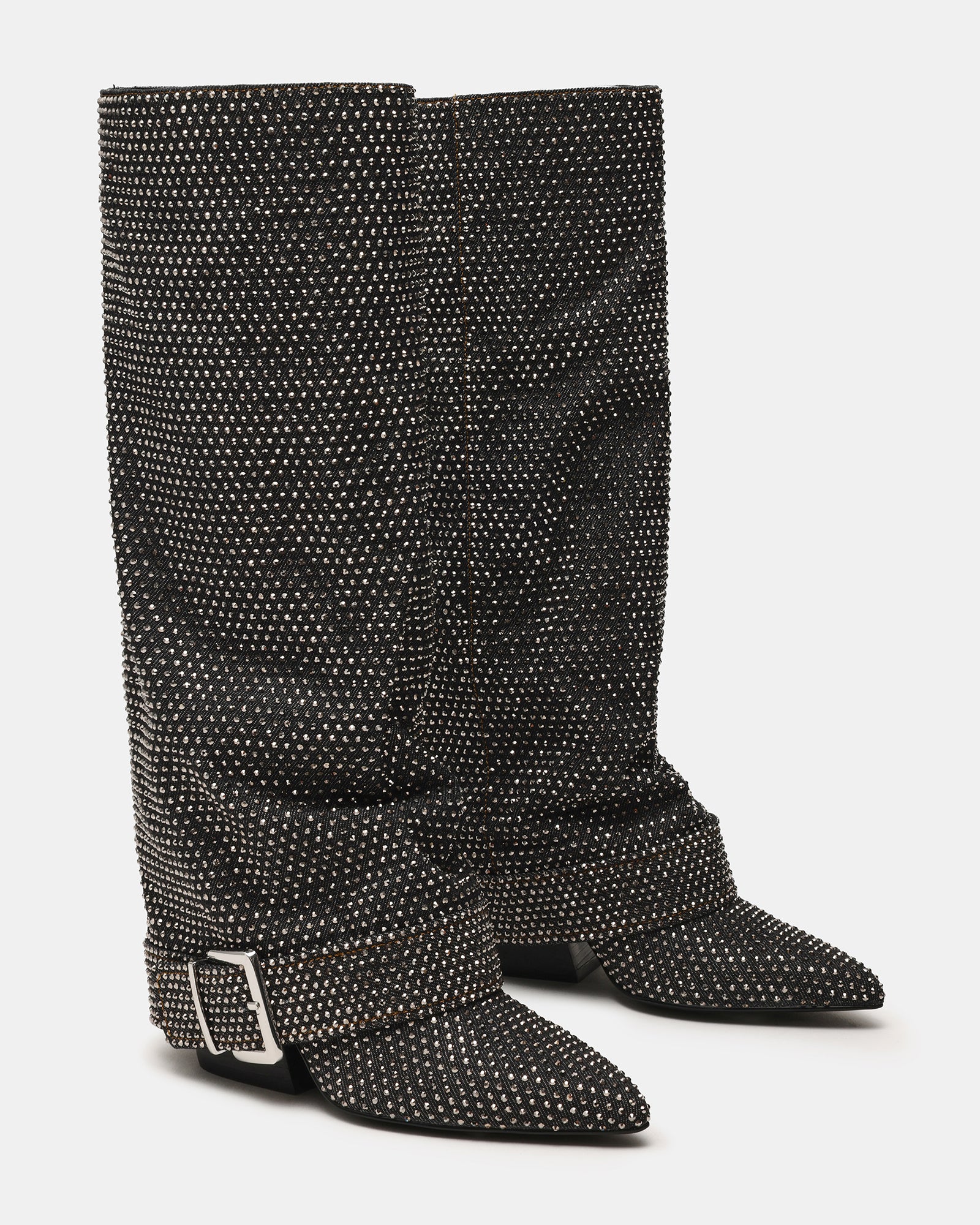 Illuzion-r Stivale Nero Denim - view 2