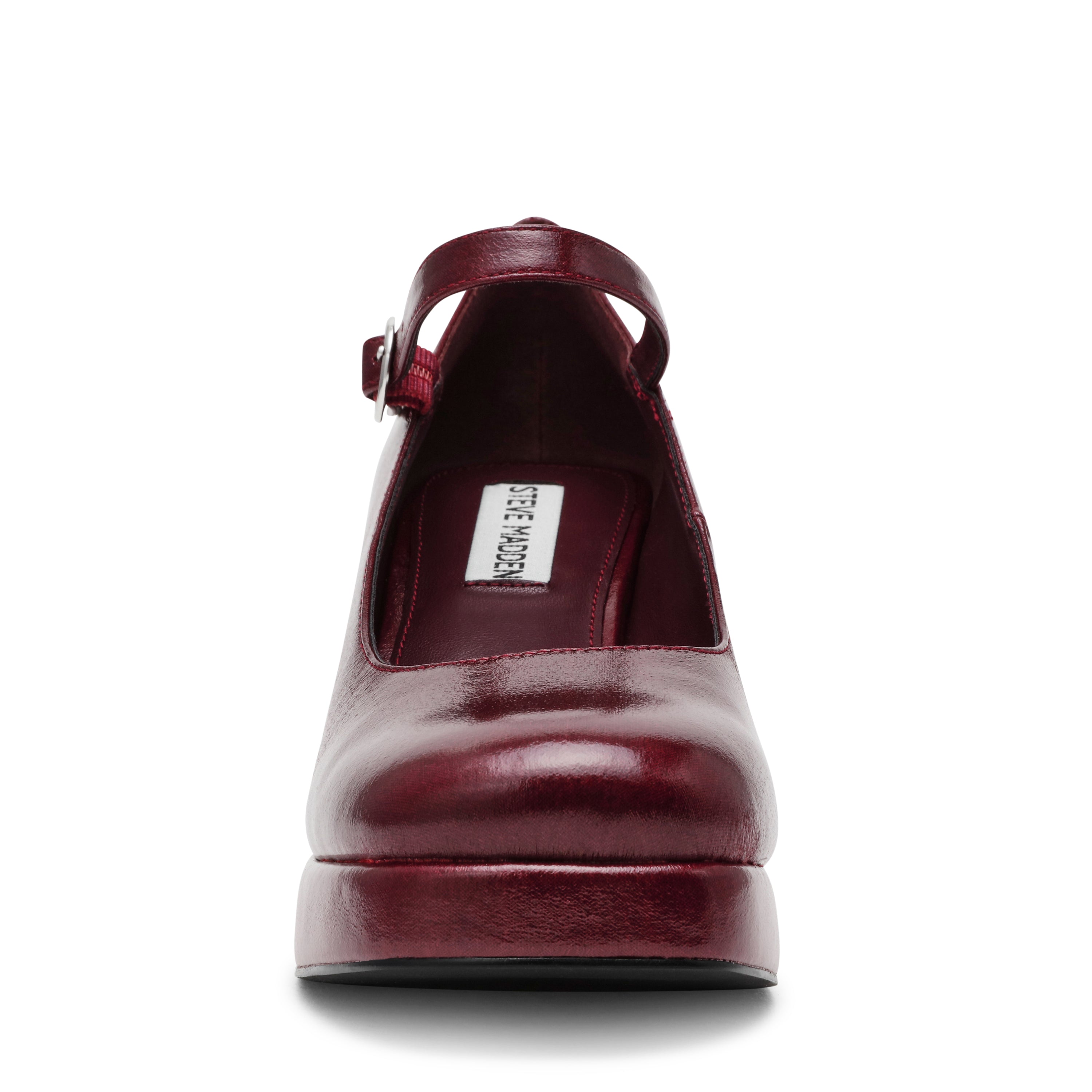 MINGLE MARY JANE DARK CHERRY CRINKLE