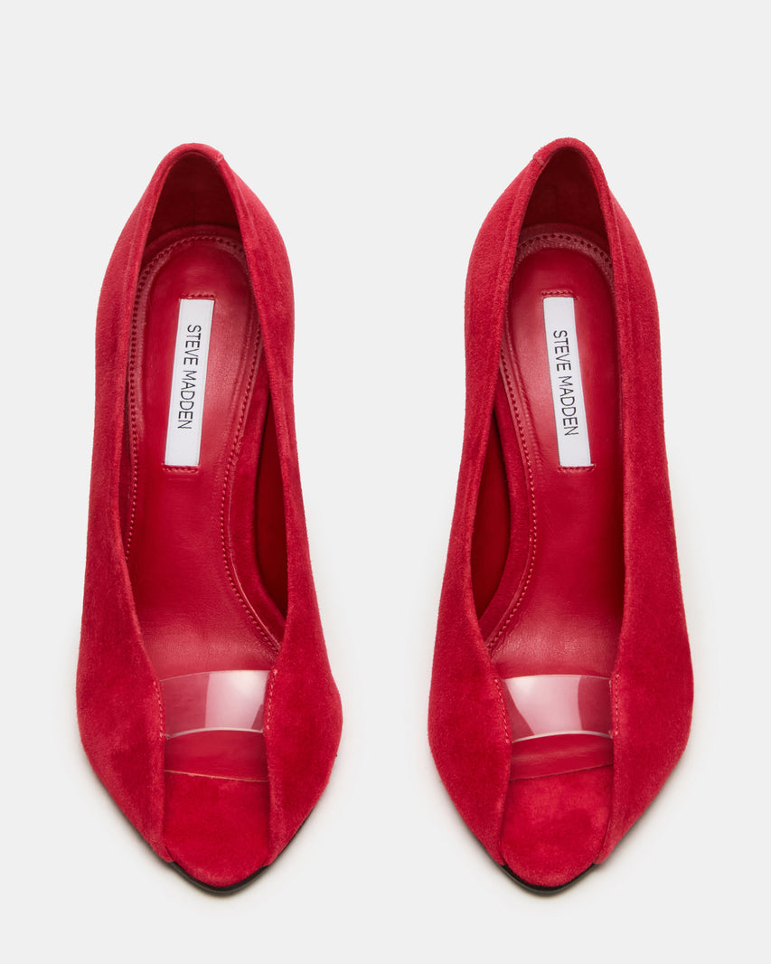 Santino Décolleté Rosso Suede - view 5