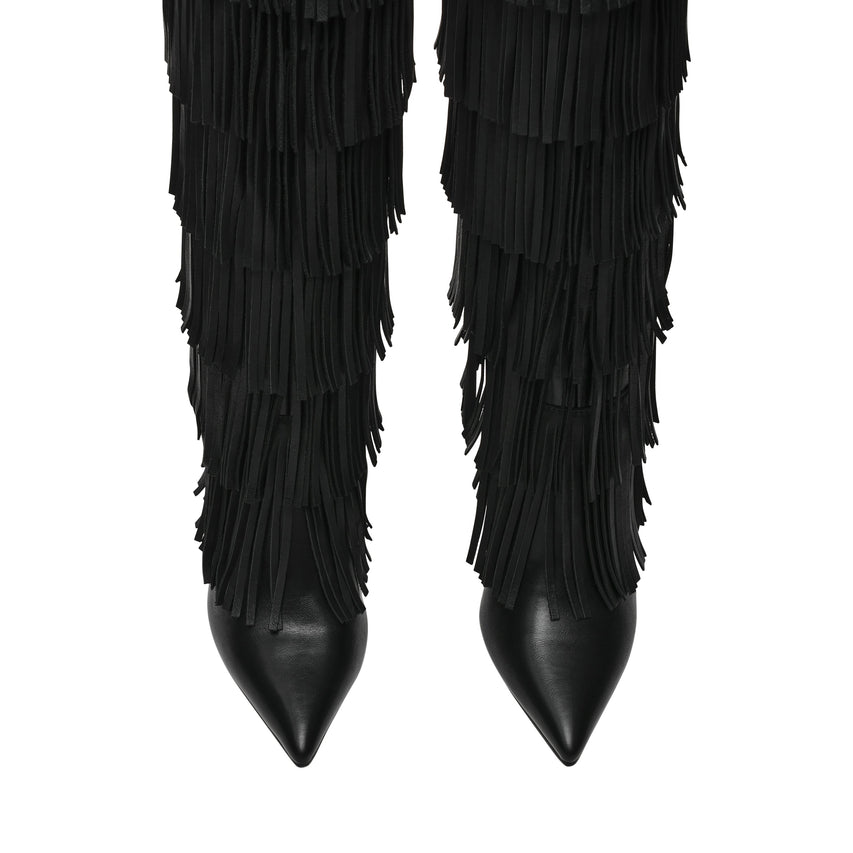 WANDERLUST STIVALE NERO PELLE