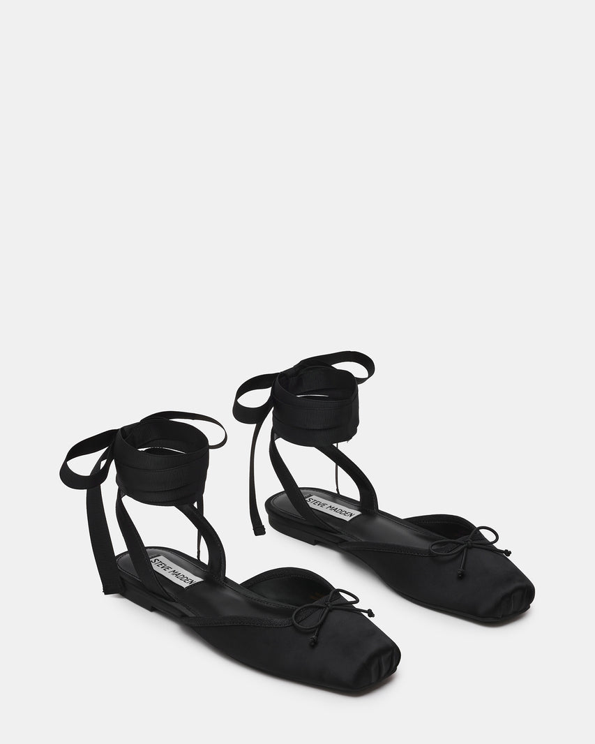 Scarletta Ballerina Nero Satin - view 2