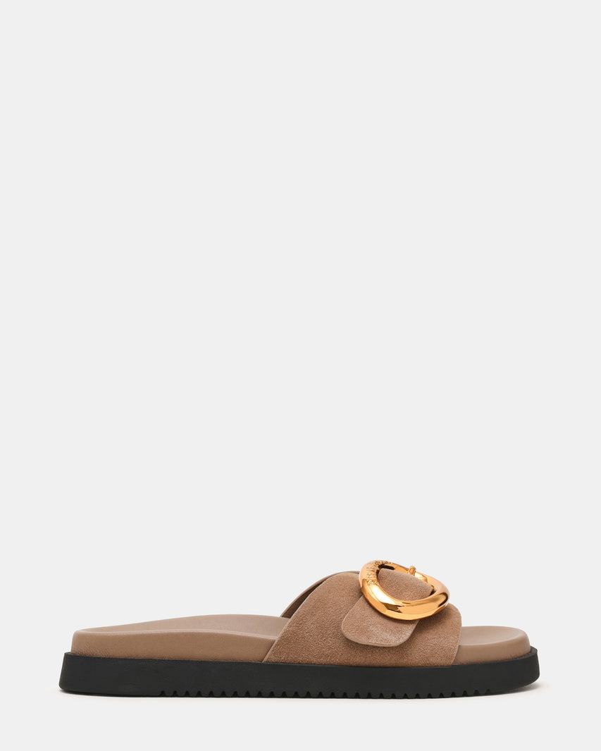Mistify Sandalo Taupe Suede