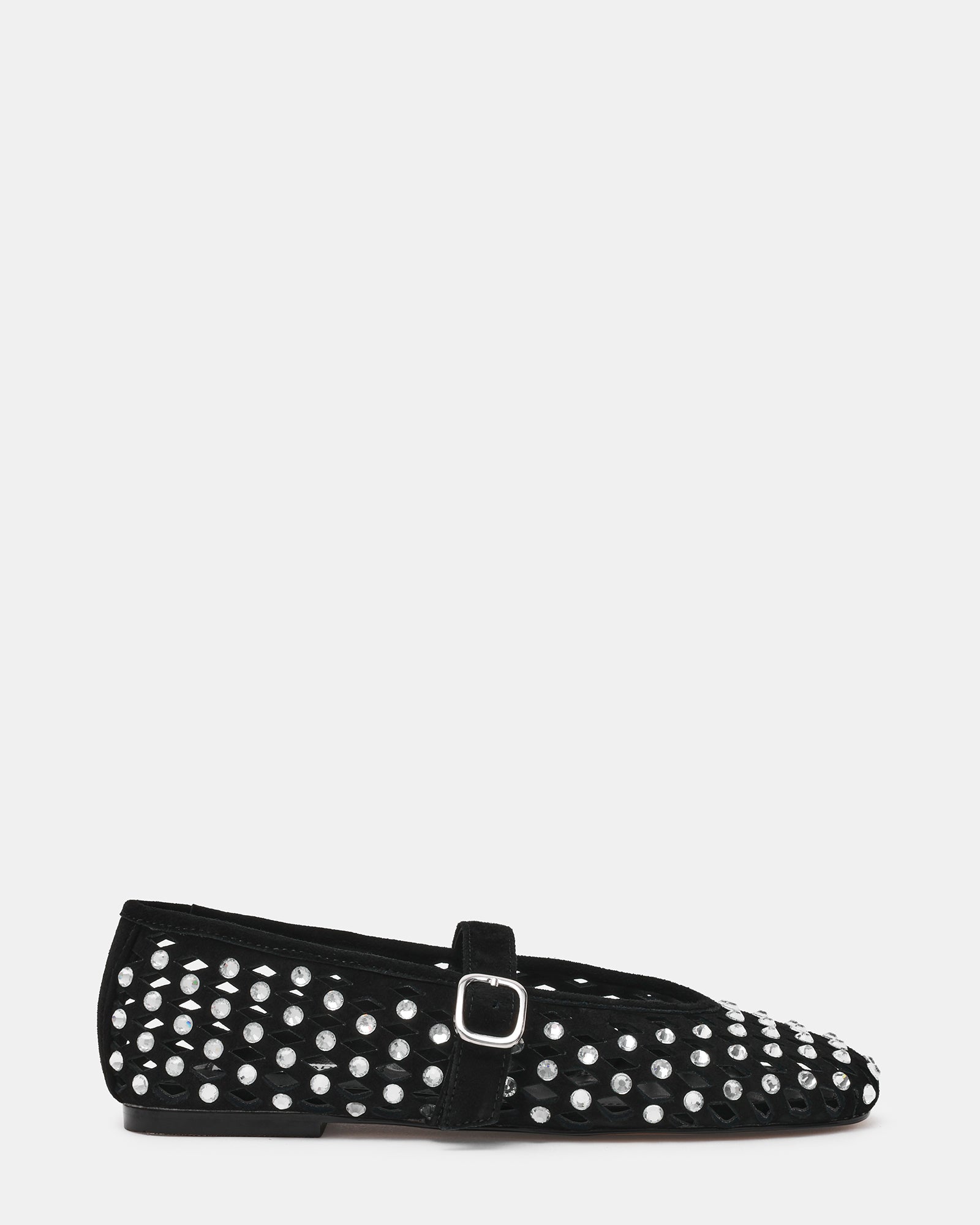 Rerun Ballerina Nero Suede
