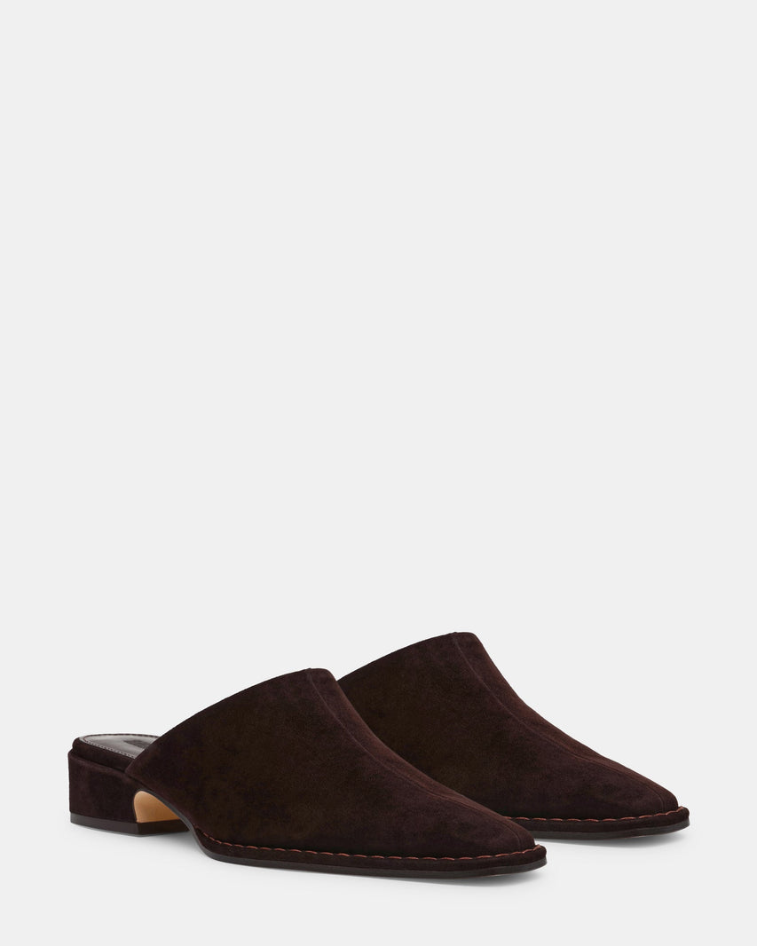 Dessa Mule Marrone Suede - view 2