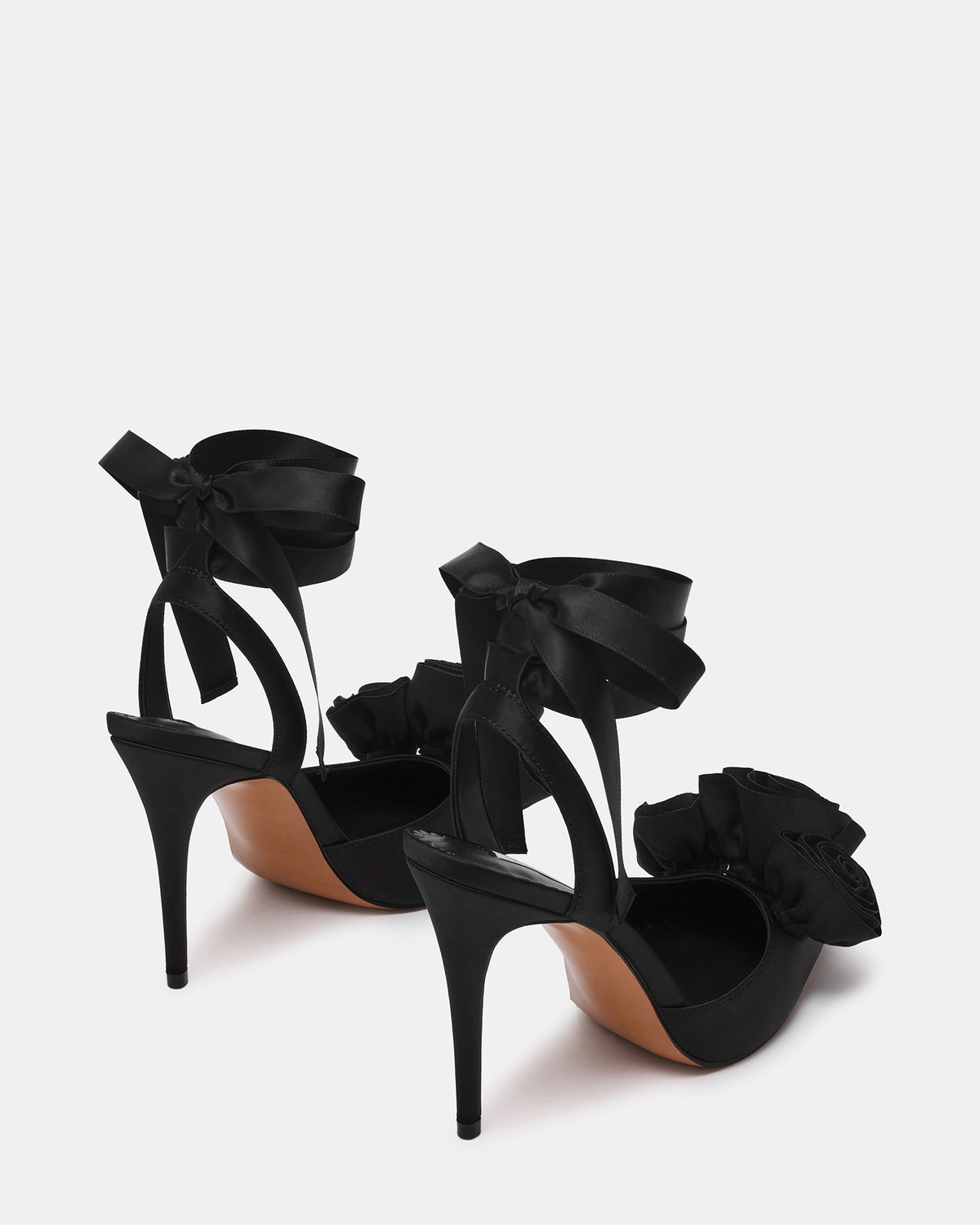 Rosie Décolleté Nero Satin - view 5
