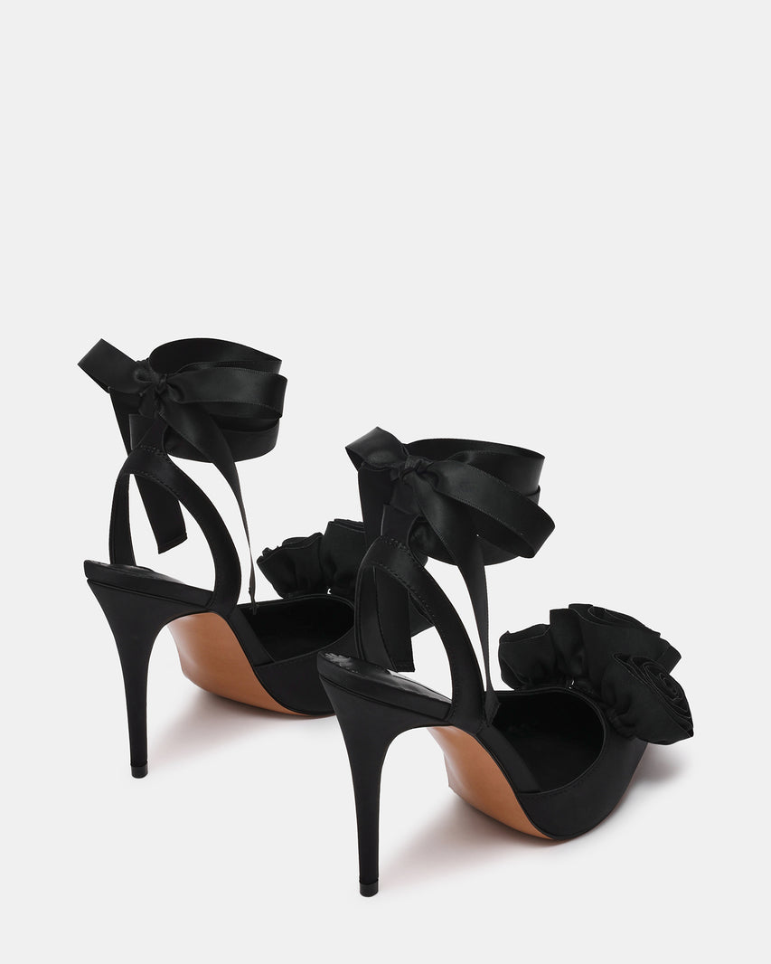 Rosie Décolleté Nero Satin - view 5