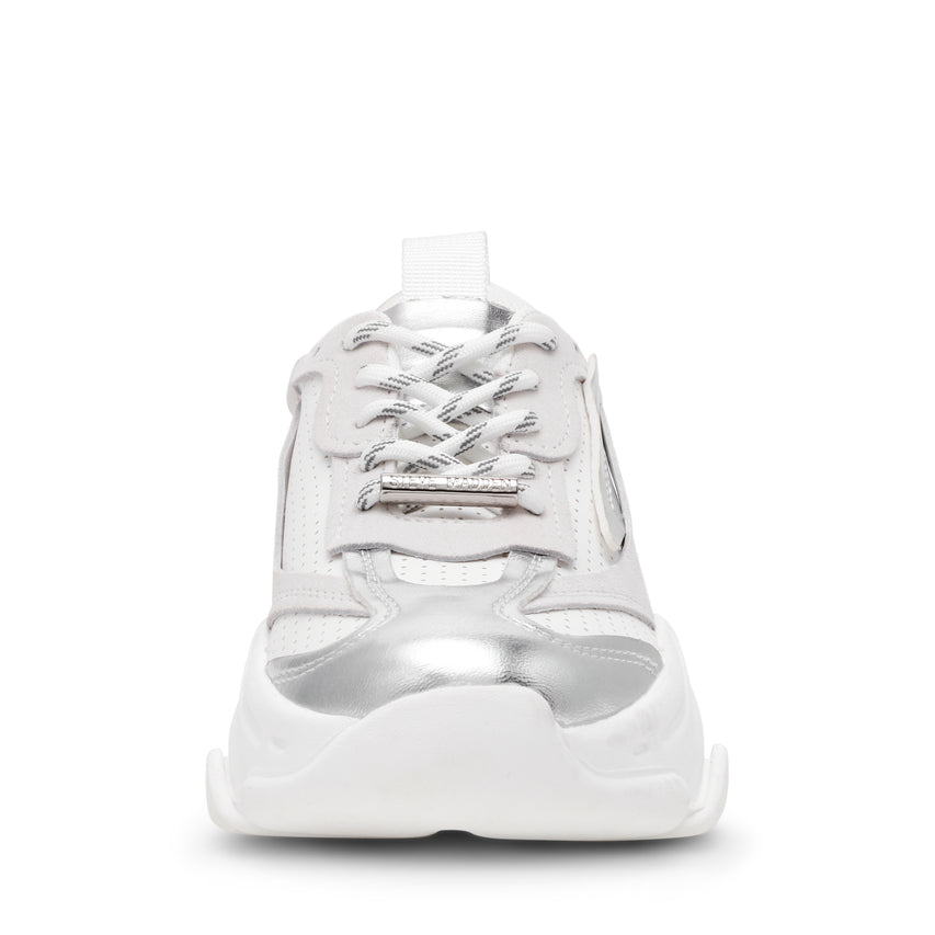 Posses-perf Sneaker Bianco Argento