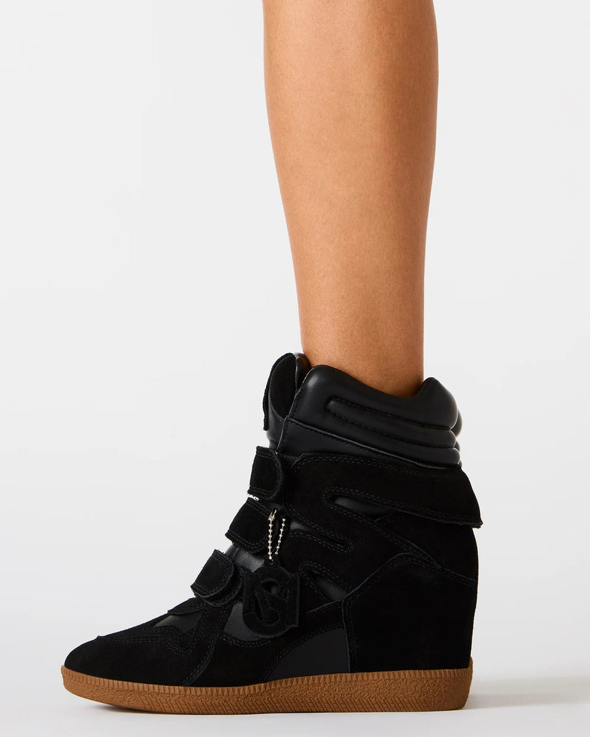 Mavis Sneaker Nero Suede - view 2