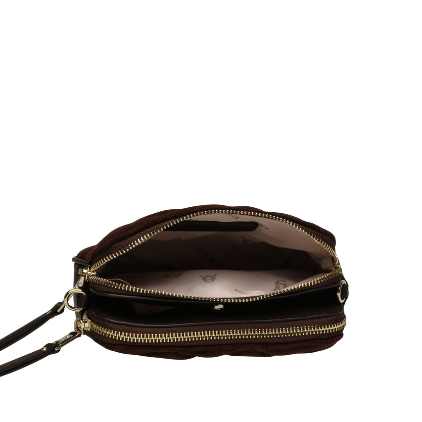 BMARVIS-S BORSA MARRONE ORO