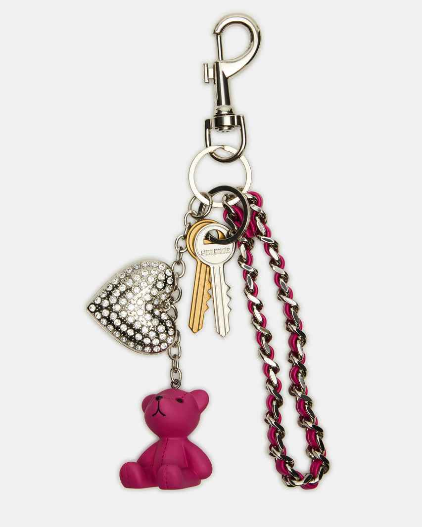 D-BEARY BAG CHARM FUCSIA