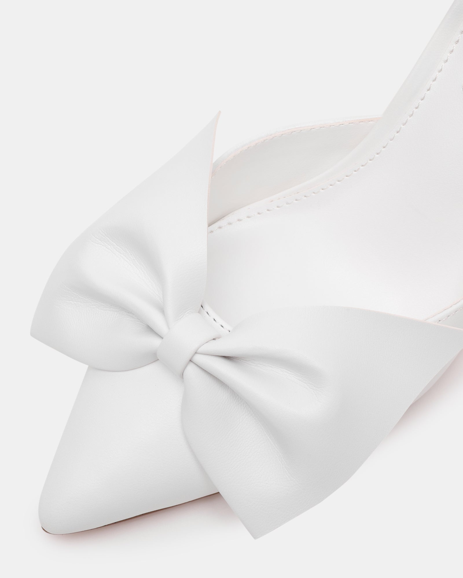 Lorina Décolleté Bianco Pelle - view 3