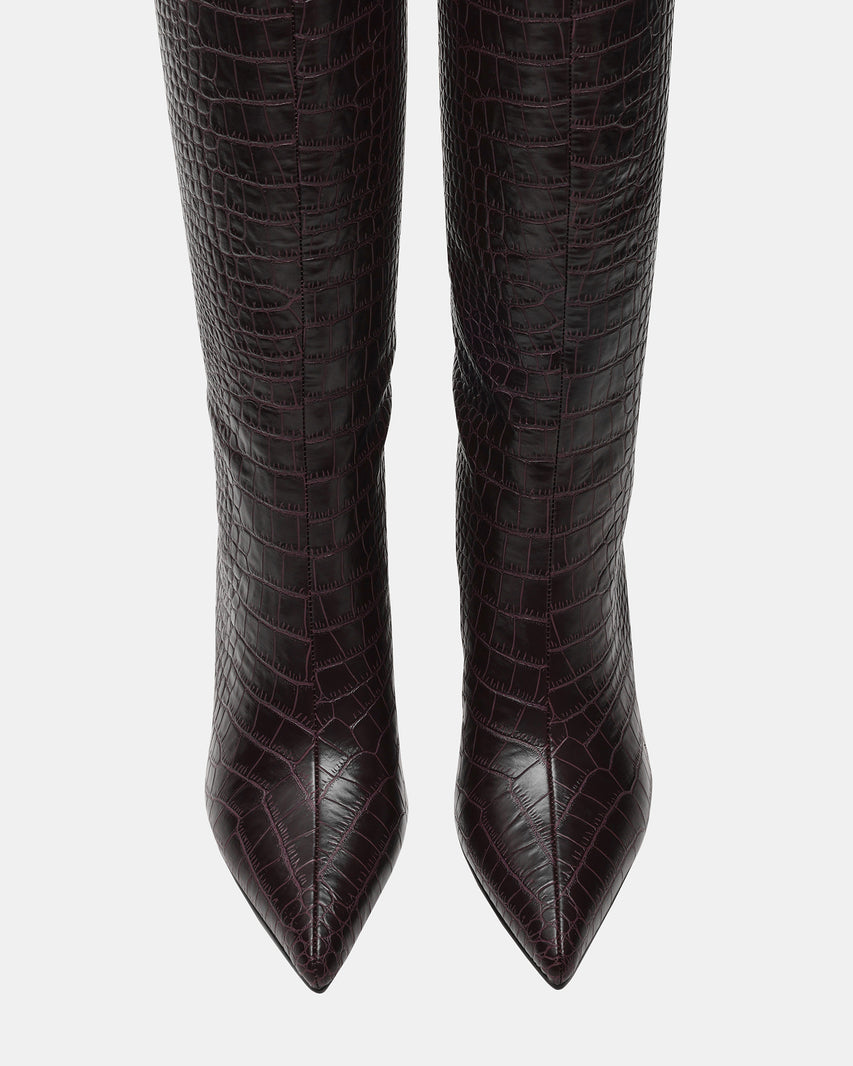 LAVAN STIVALE COFFEE CROCO