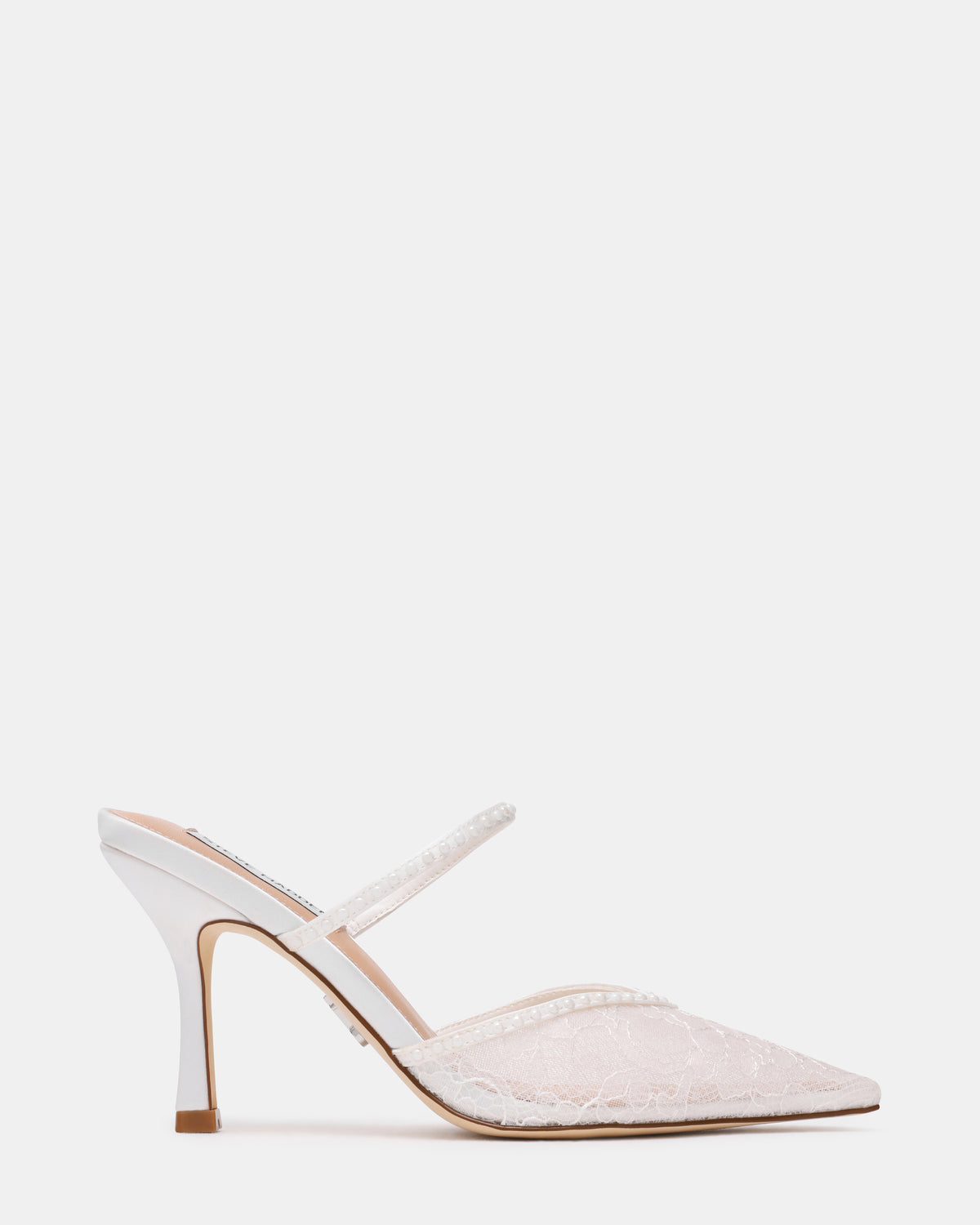 Baylee Mule Bianco Lace