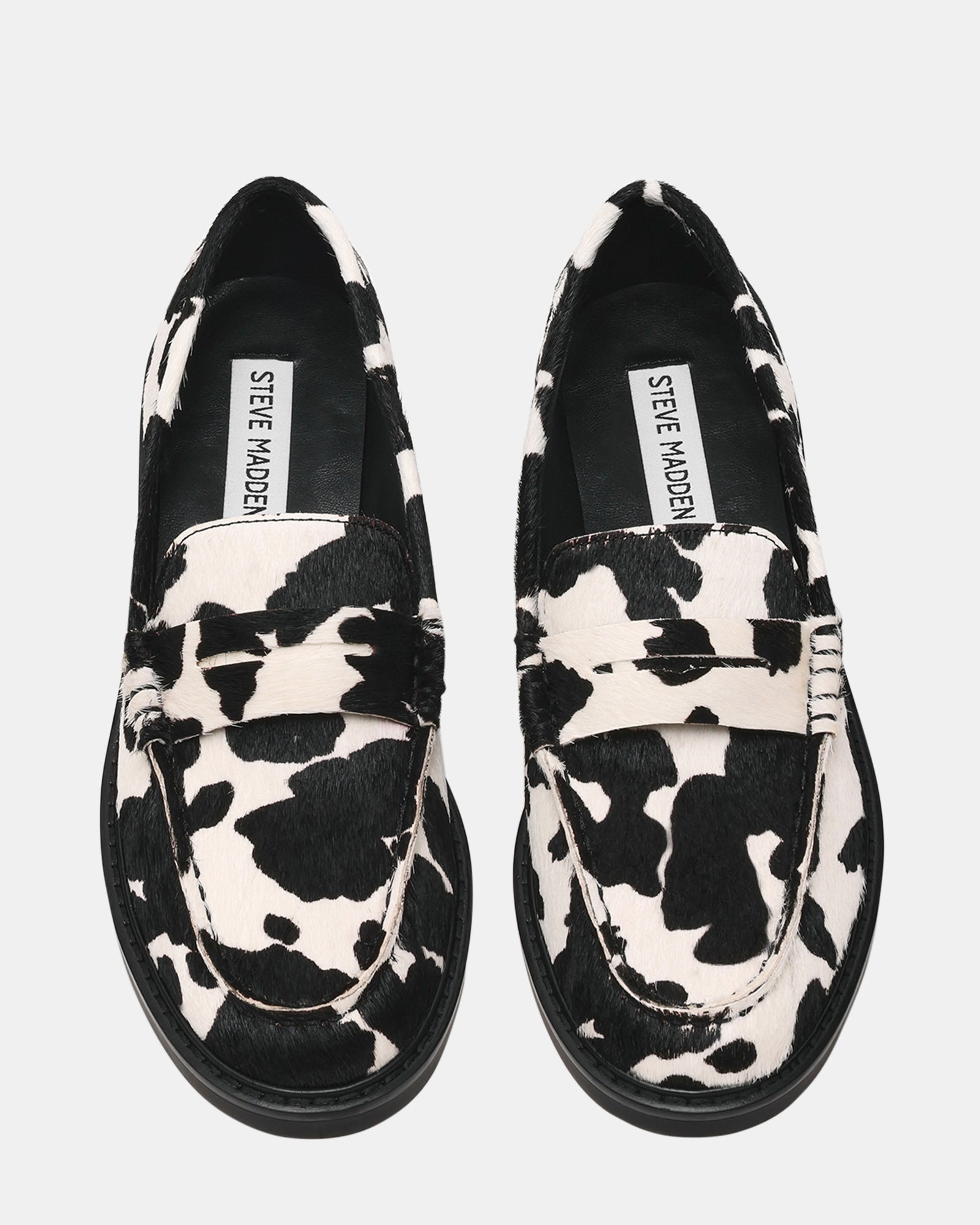 ADISON-C MOCASSINO NERO BIANCO