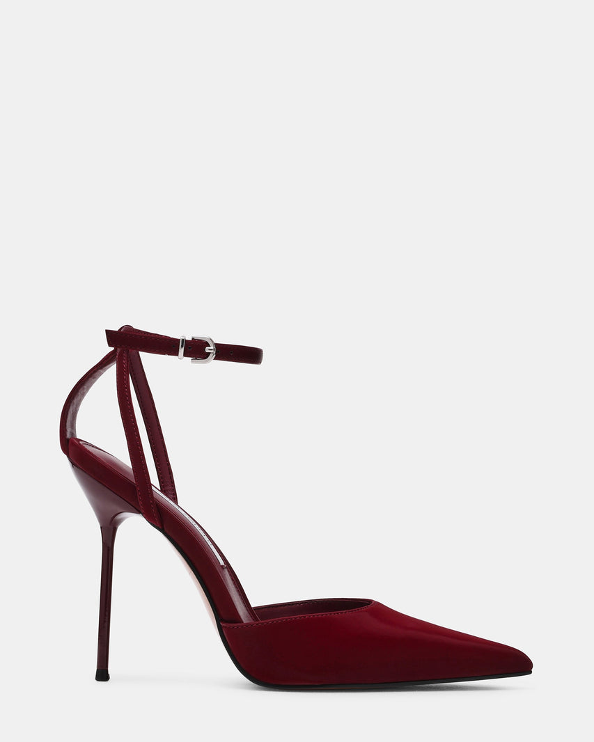 Morrie Décolleté Borgogna Techno Satin