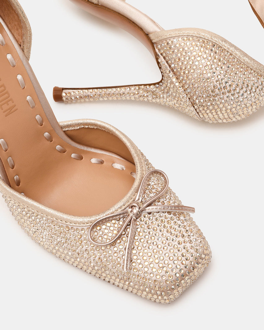Larina-r Ballerina con Tacco Champagne - view 4