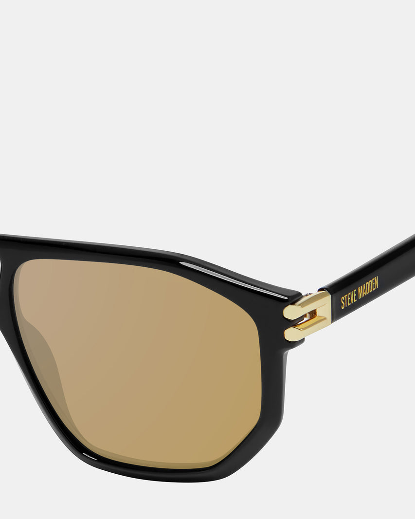 Demson Occhiali Nero Oro