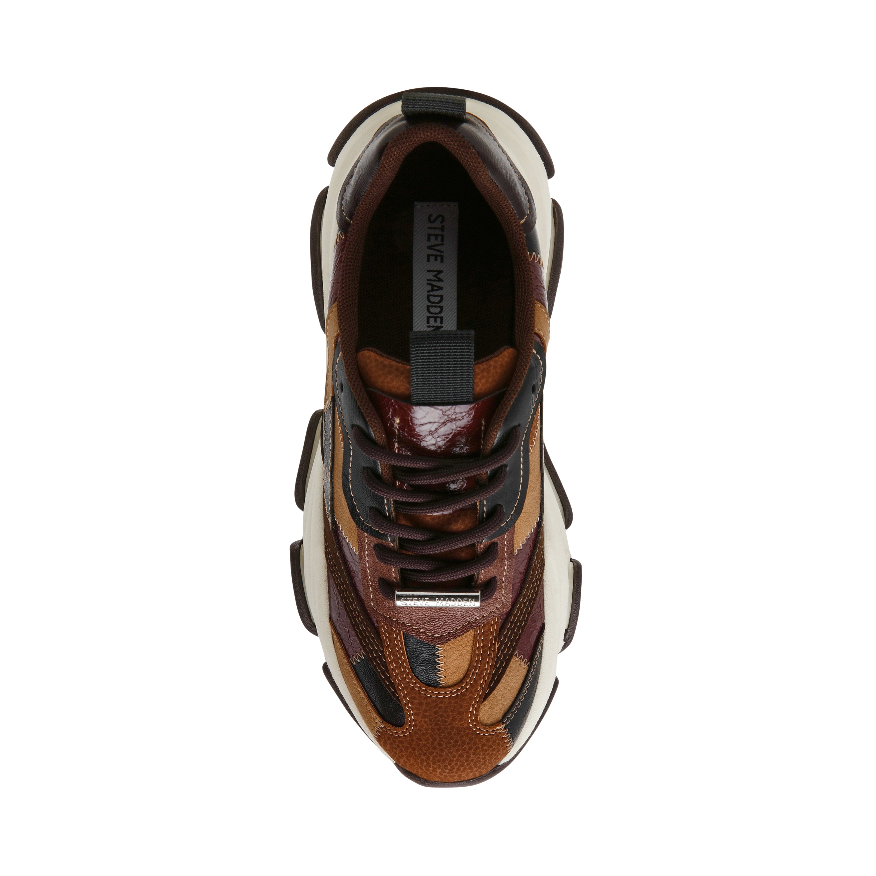 PUZZLEZ SNEAKER MARRONE MULTI - view 6