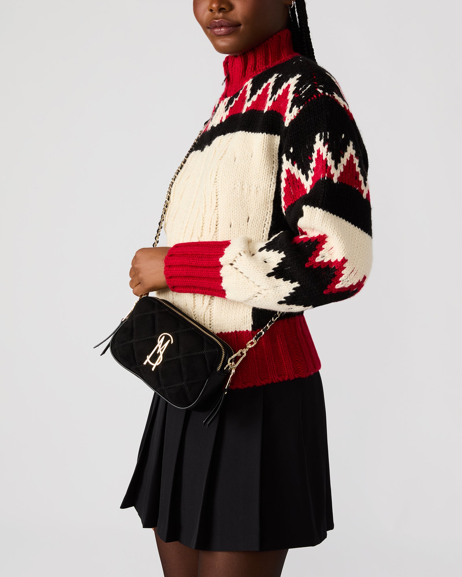 BMARVIS-S BORSA NERO ORO