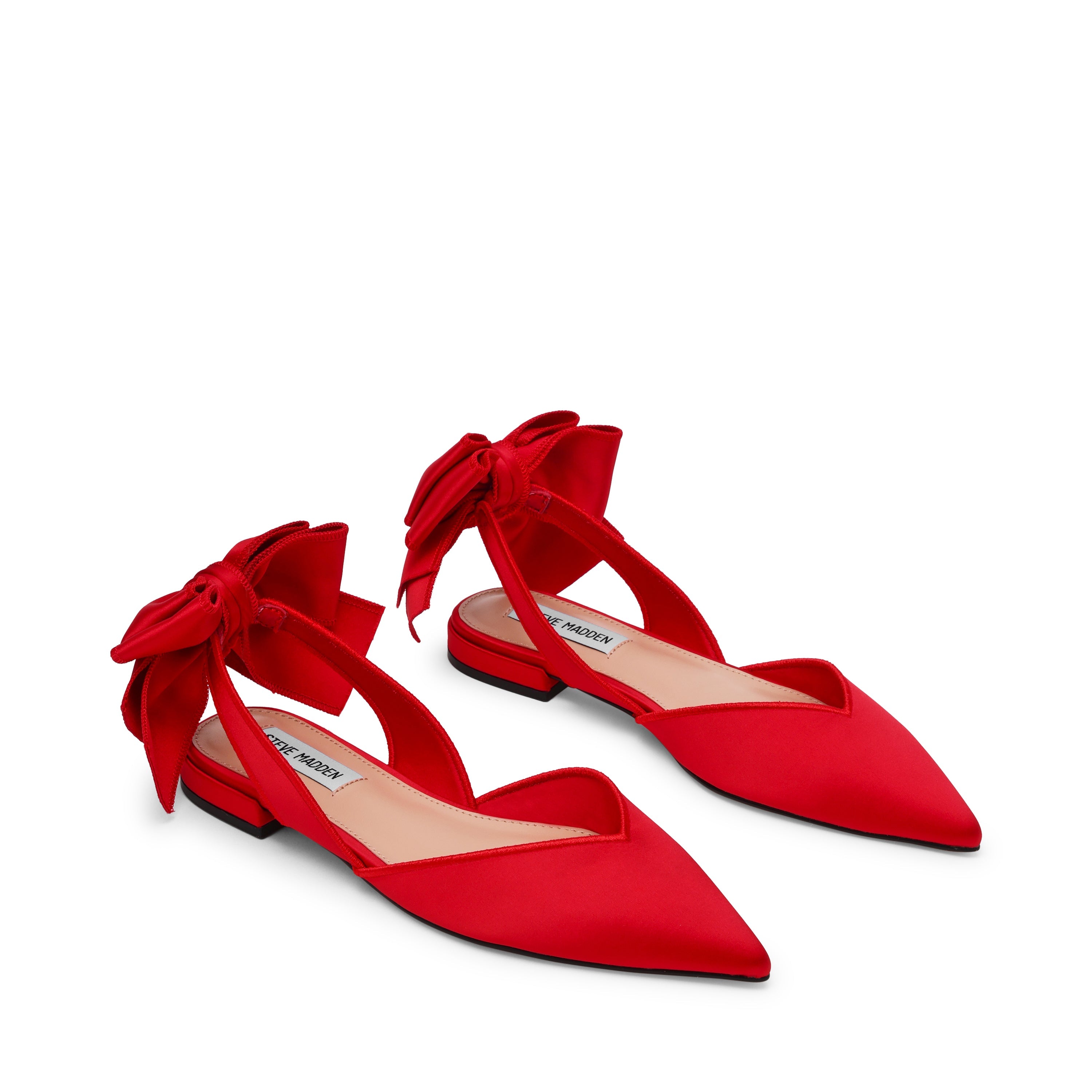 Synthia Ballerina Rosso Satin - view 2