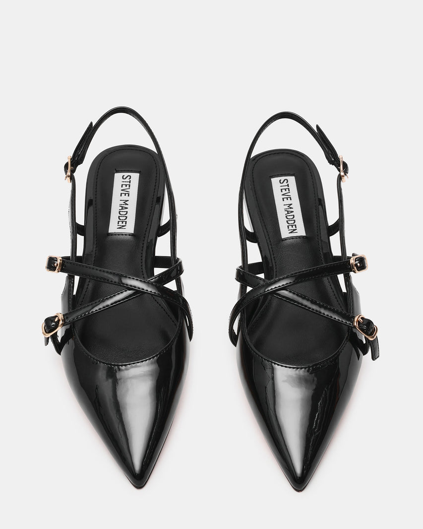 Clio Ballerina Nero Vernice - view 4