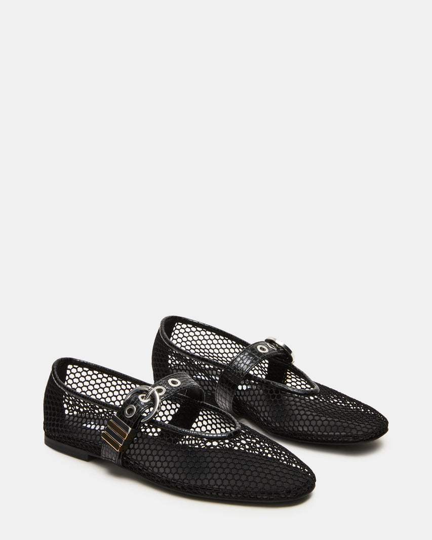 Lucia Mesh Ballerina Nero - view 2