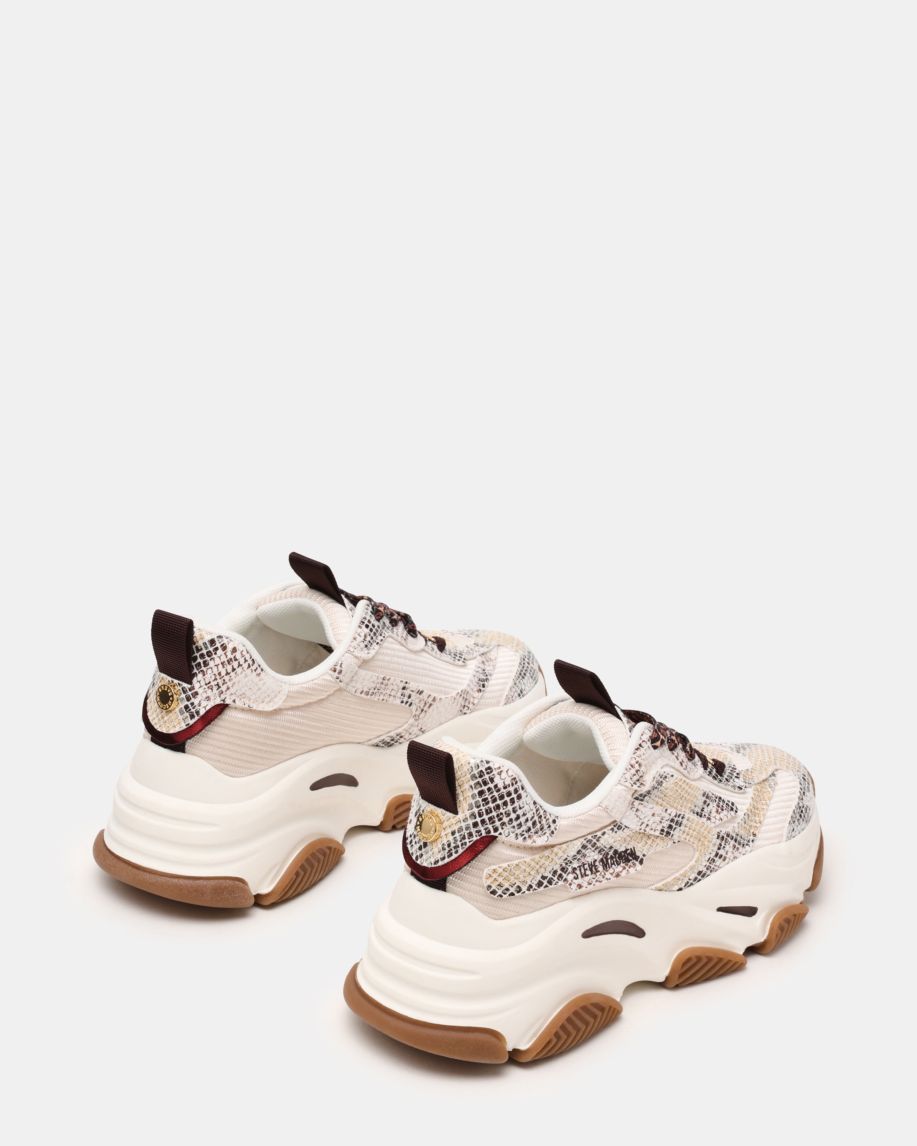 Possession-lt Sneaker Beige Snake - view 4