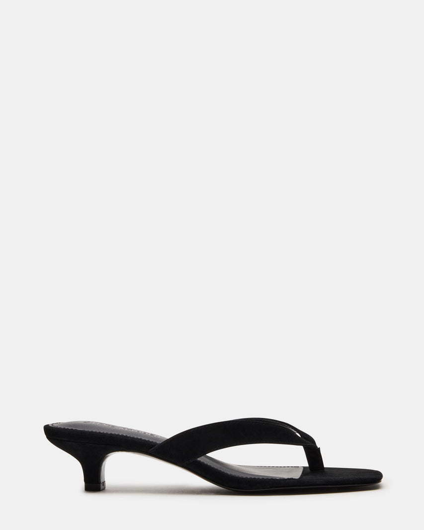Tracie Sandalo Nero Suede